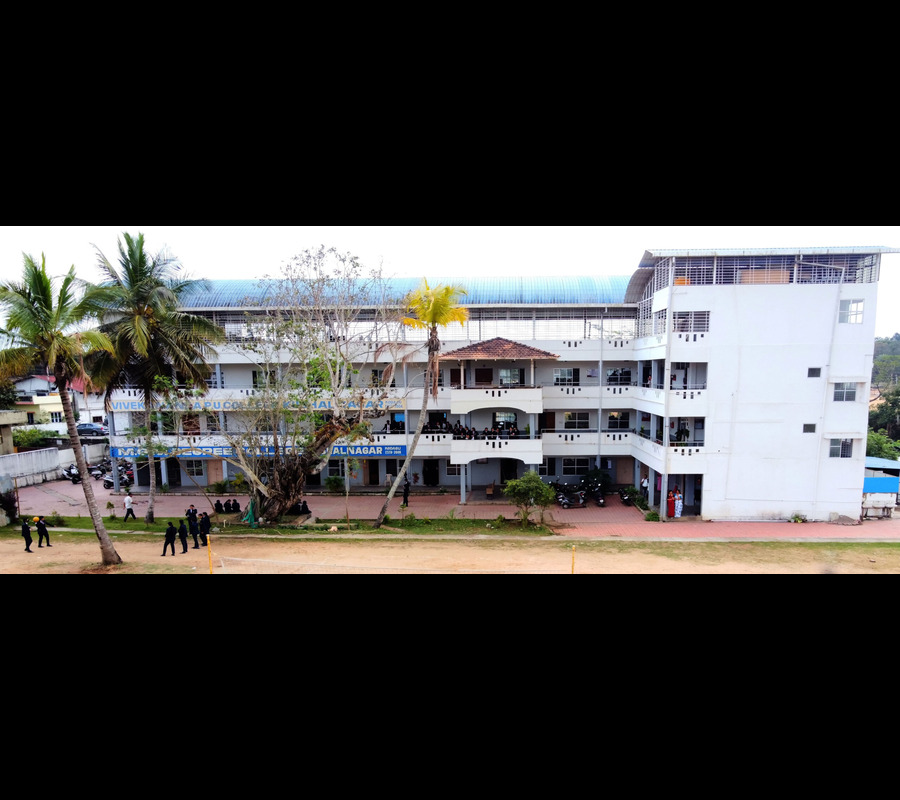 Welcome program at Vivekananda PU College